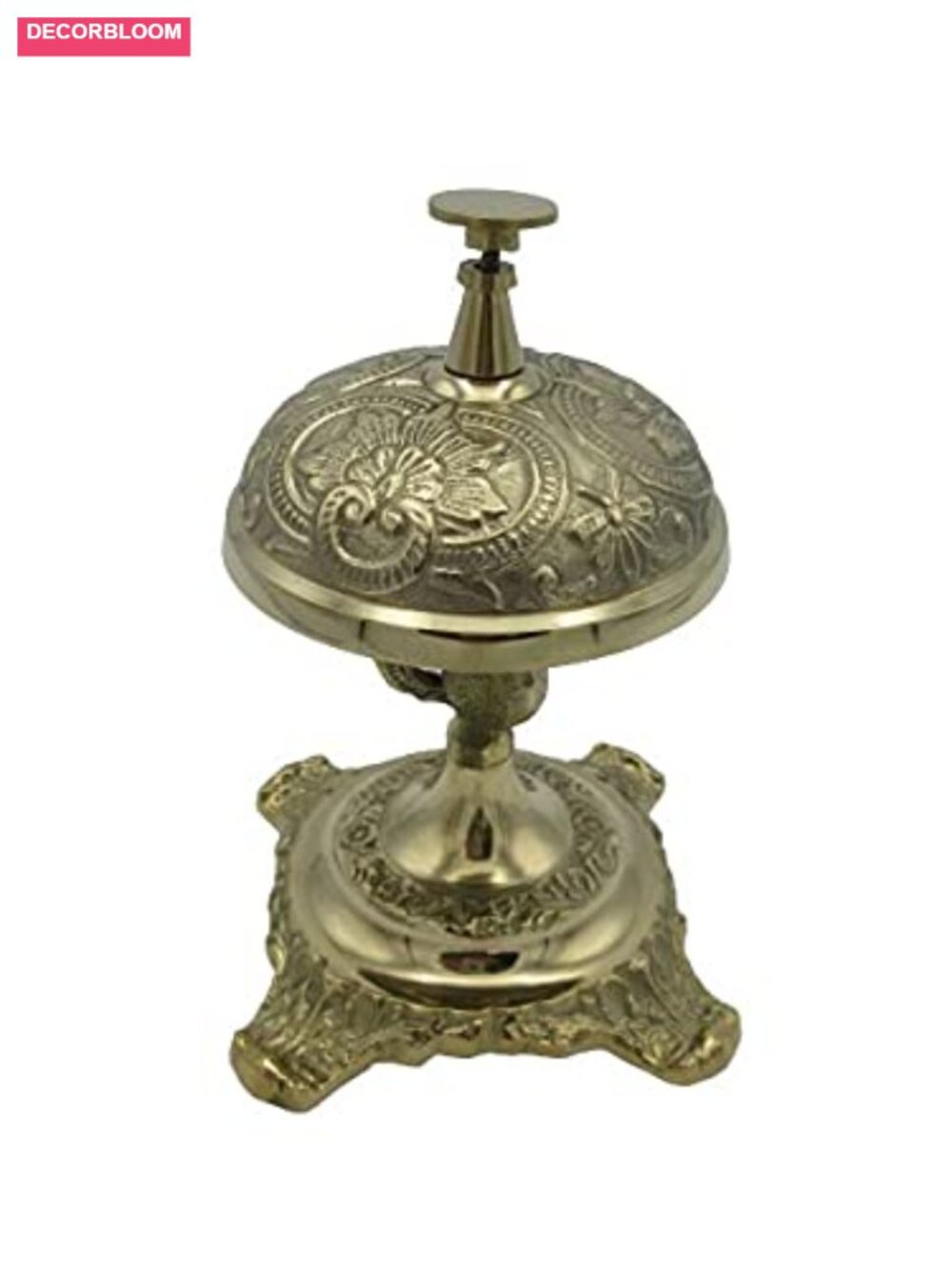 Solid Brass Victorian Style Service Desk Bell